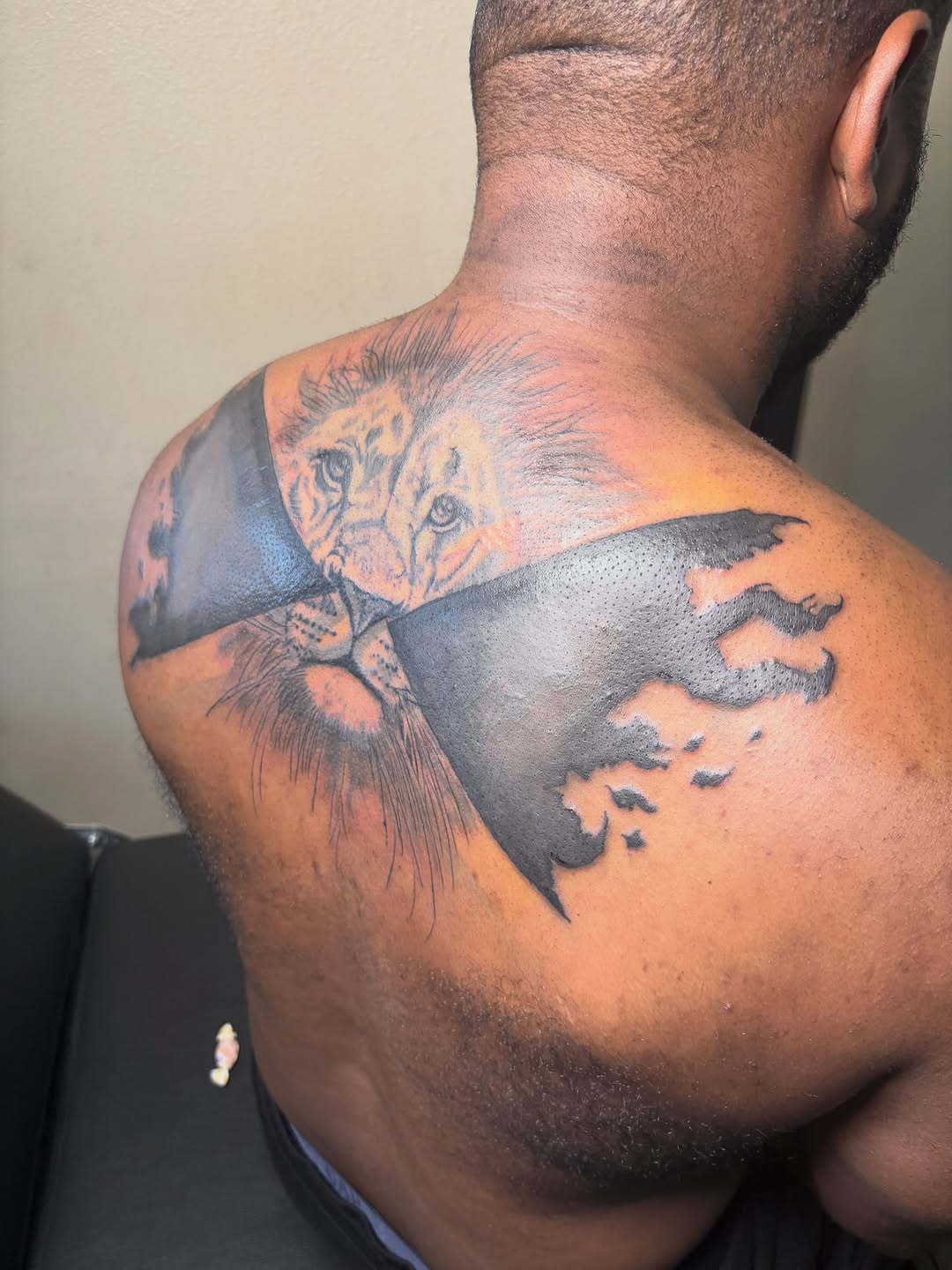 Tattoo by @k.l_tattoo_uptown — realism, black_and_grey