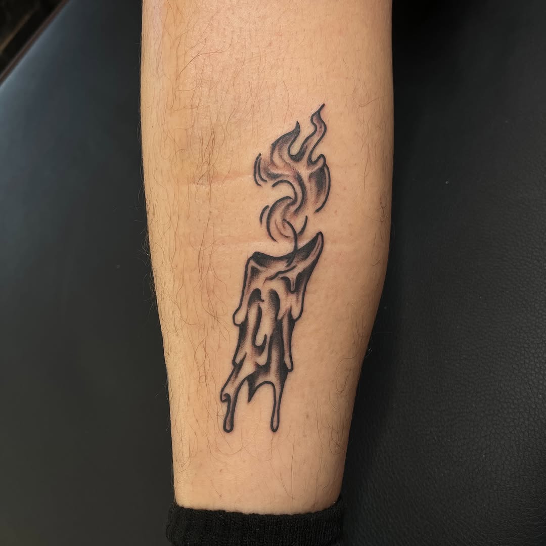 Tattoo by @dreamychristatts β illustrative, black_and_grey