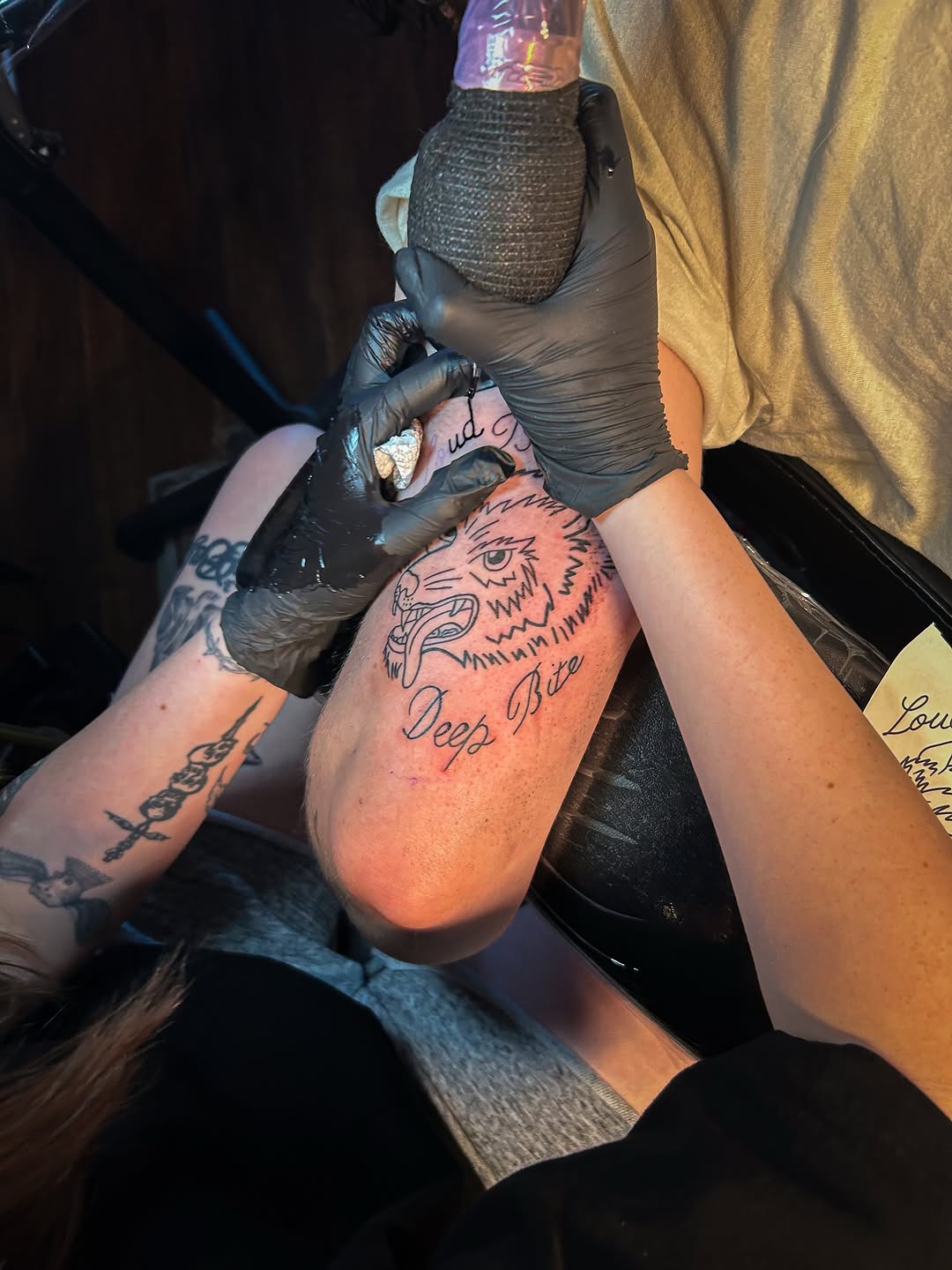Tattoo by @zuulifeink — lettering_script