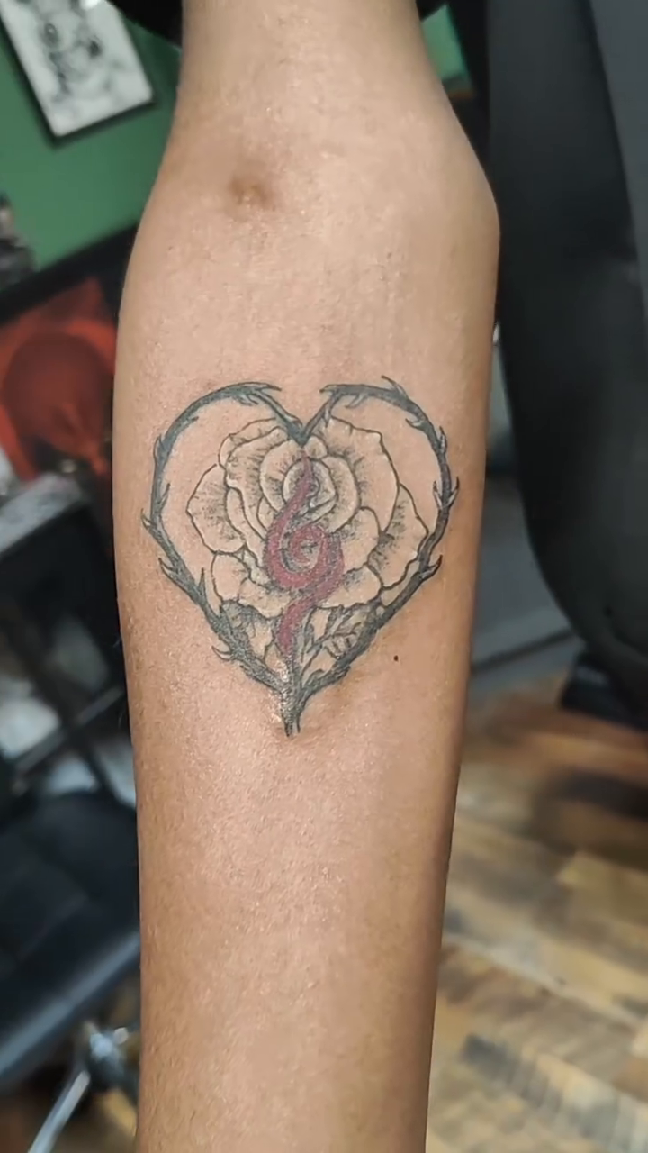 Tattoo by @madmanmarktattoos — fine_line, black_and_grey