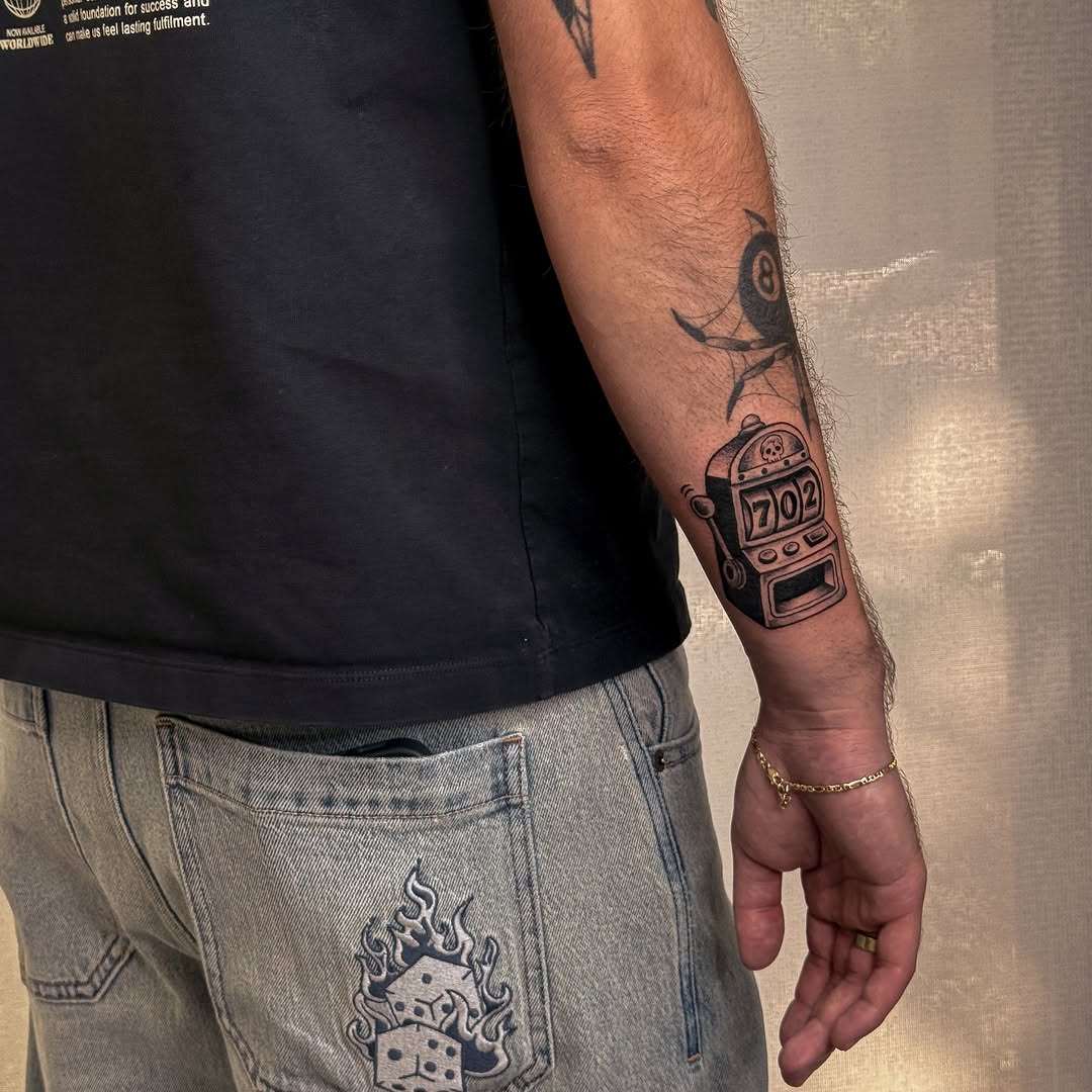 Tattoo by @raeinkz — illustrative, black_and_grey