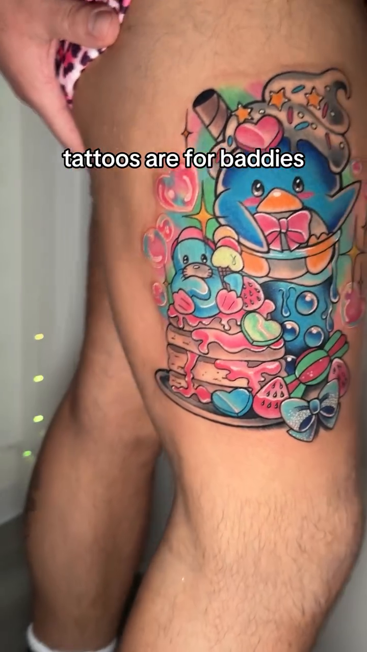 Tattoo by @w33bmachin3 — new_school, illustrative