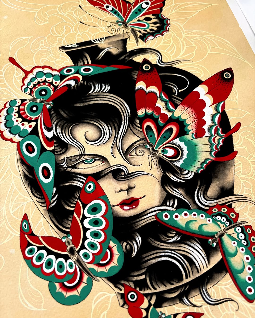 Tattoo by @dayninestattoo — neo_traditional, japanese_irezumi
