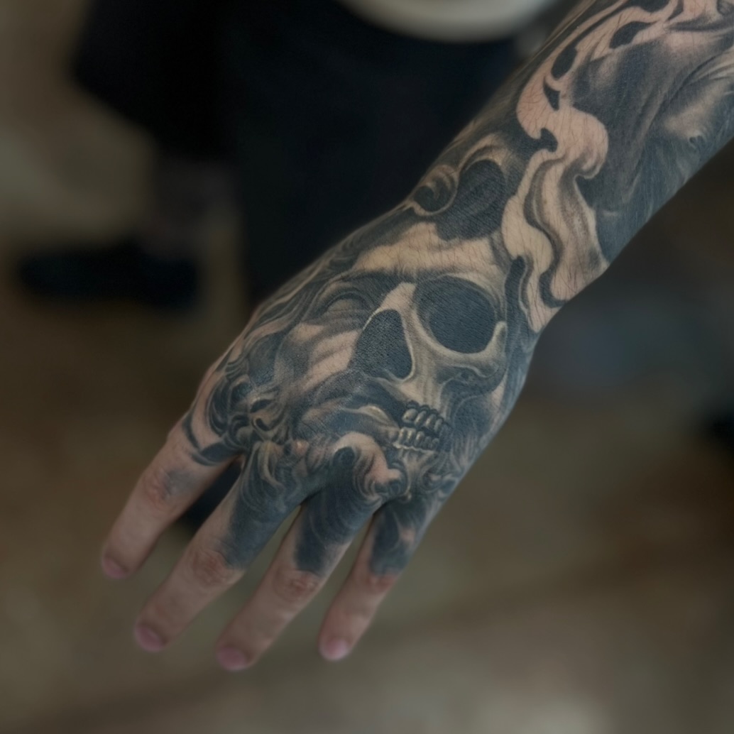Tattoo by @boha_tattoos — black_and_grey, realism