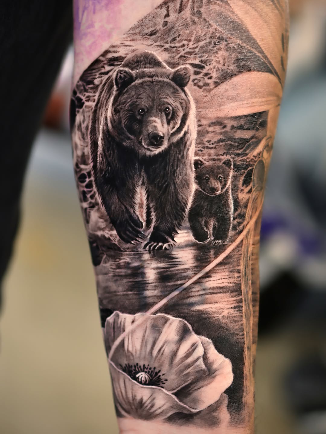 Tattoo by @tattooist_reset — realism, black_and_grey