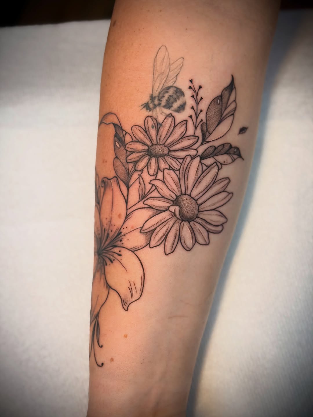 Tattoo by @inkedbyneet โ fine_line, black_and_grey