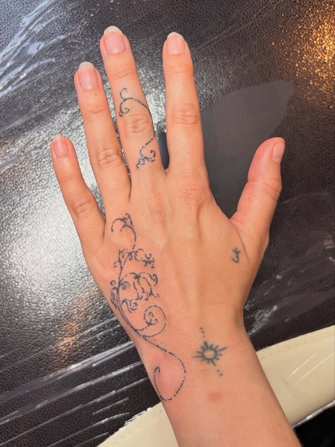 Tattoo by @swamp__slut — fine_line, dotwork