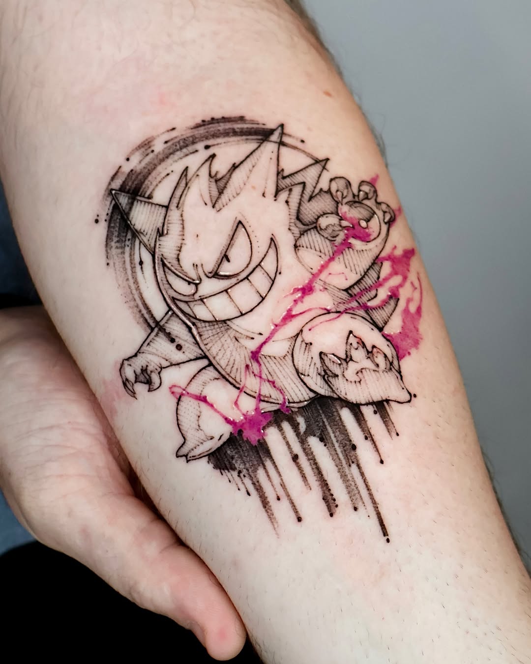 Tattoo by @tadi_tattoo — illustrative, watercolor
