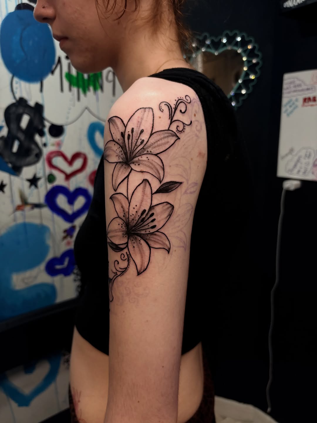 Tattoo by @karmaz.tattoos โ black_and_grey