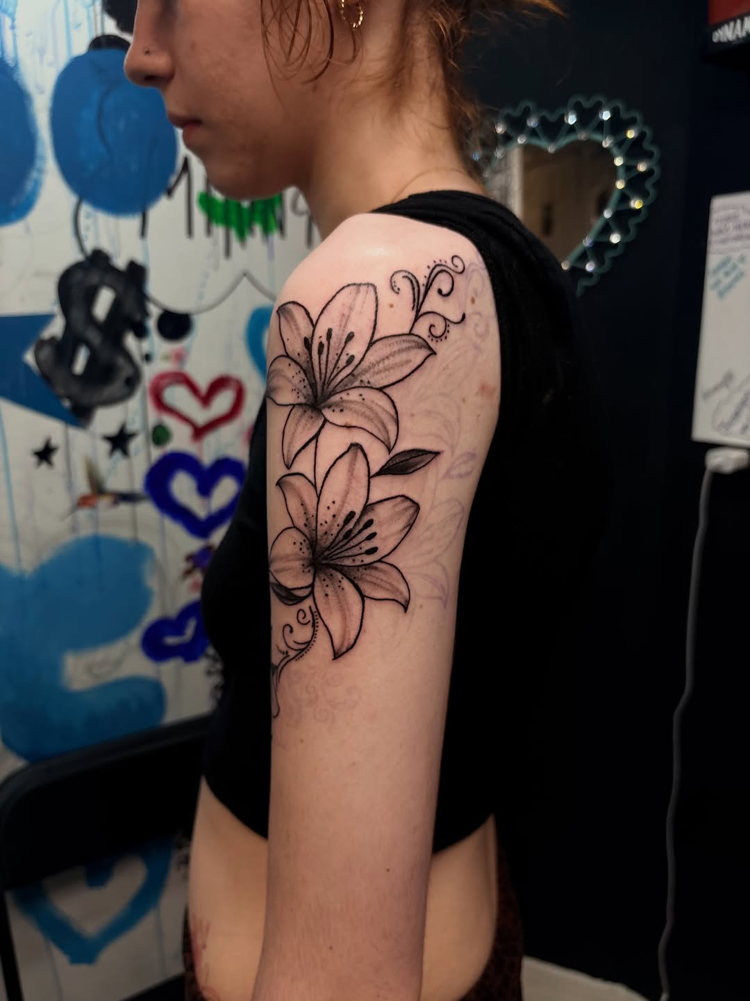 Tattoo by @karmaz.tattoos โ black_and_grey