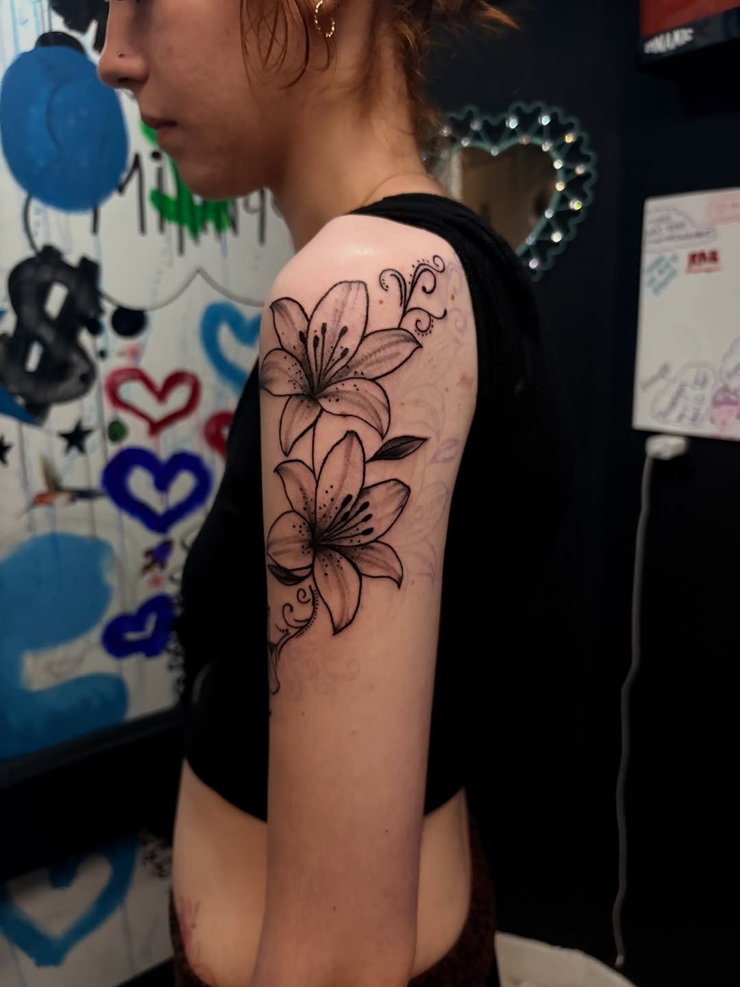 Tattoo by @karmaz.tattoos โ black_and_grey