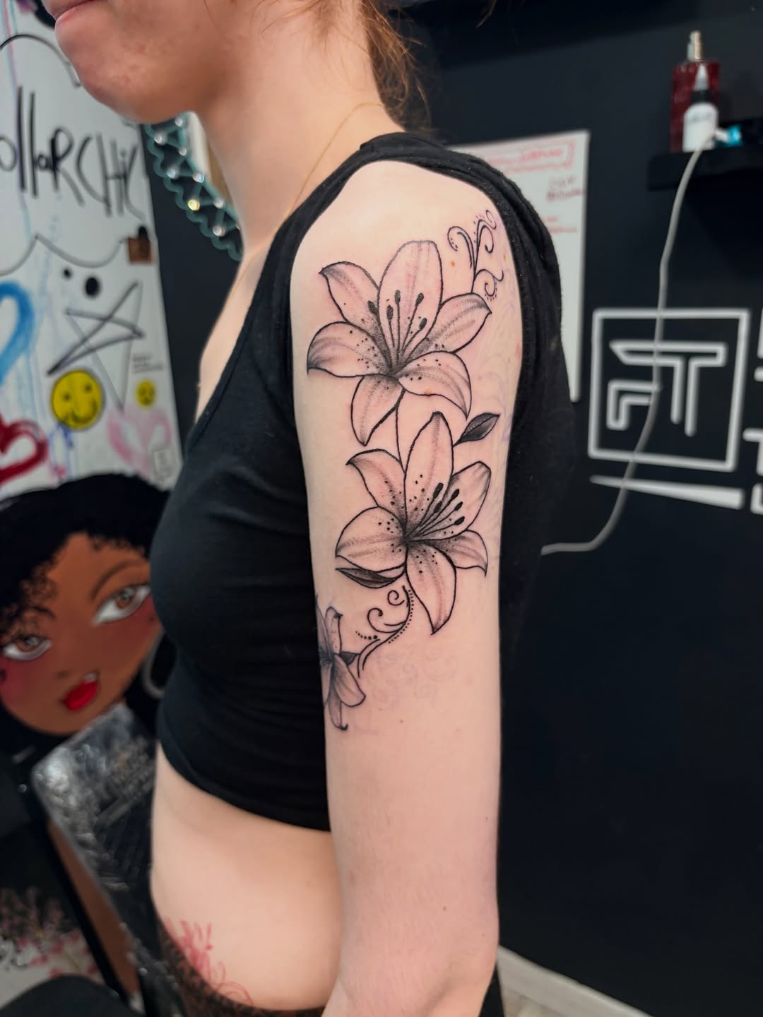 Tattoo by @karmaz.tattoos โ black_and_grey