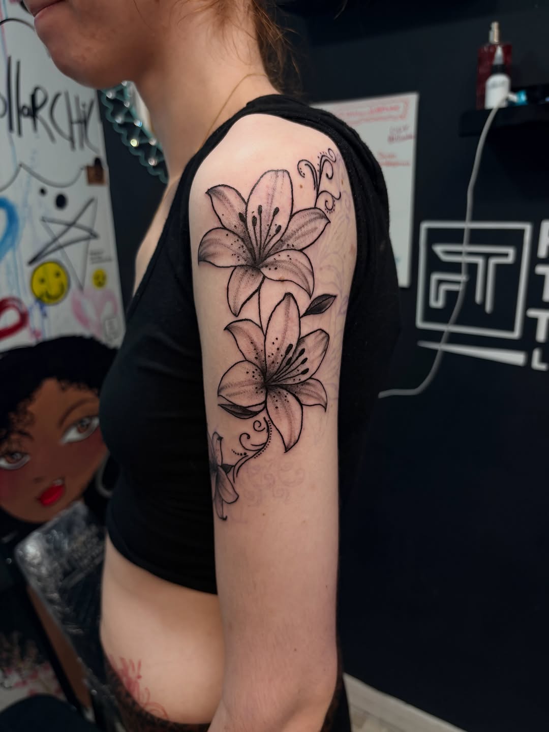Tattoo by @karmaz.tattoos โ black_and_grey