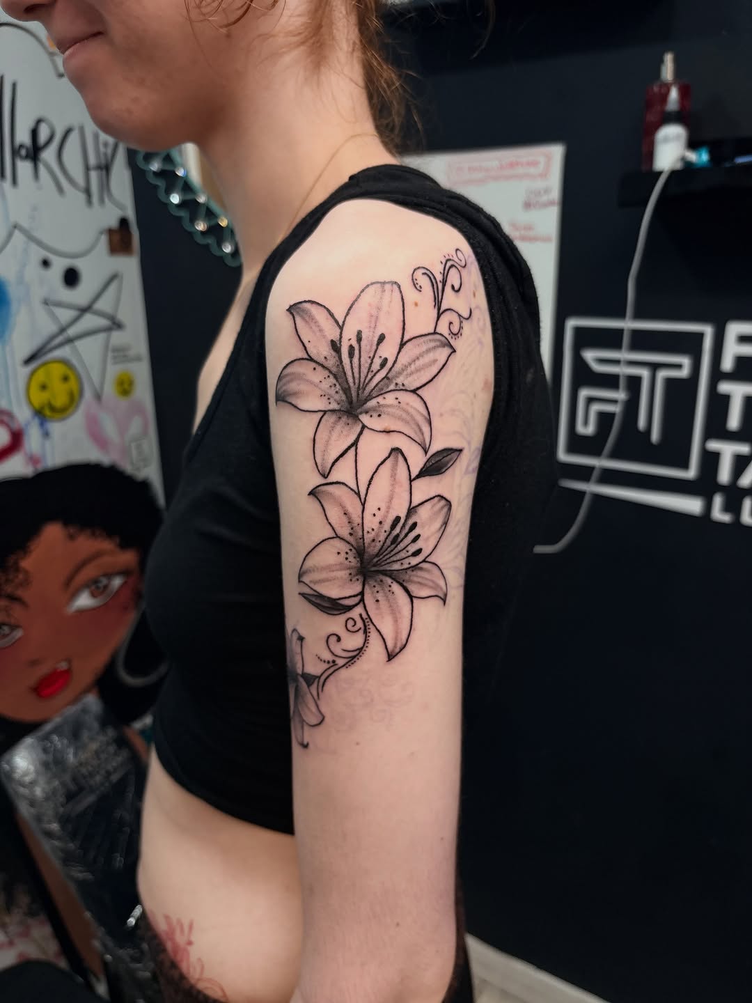 Tattoo by @karmaz.tattoos โ black_and_grey