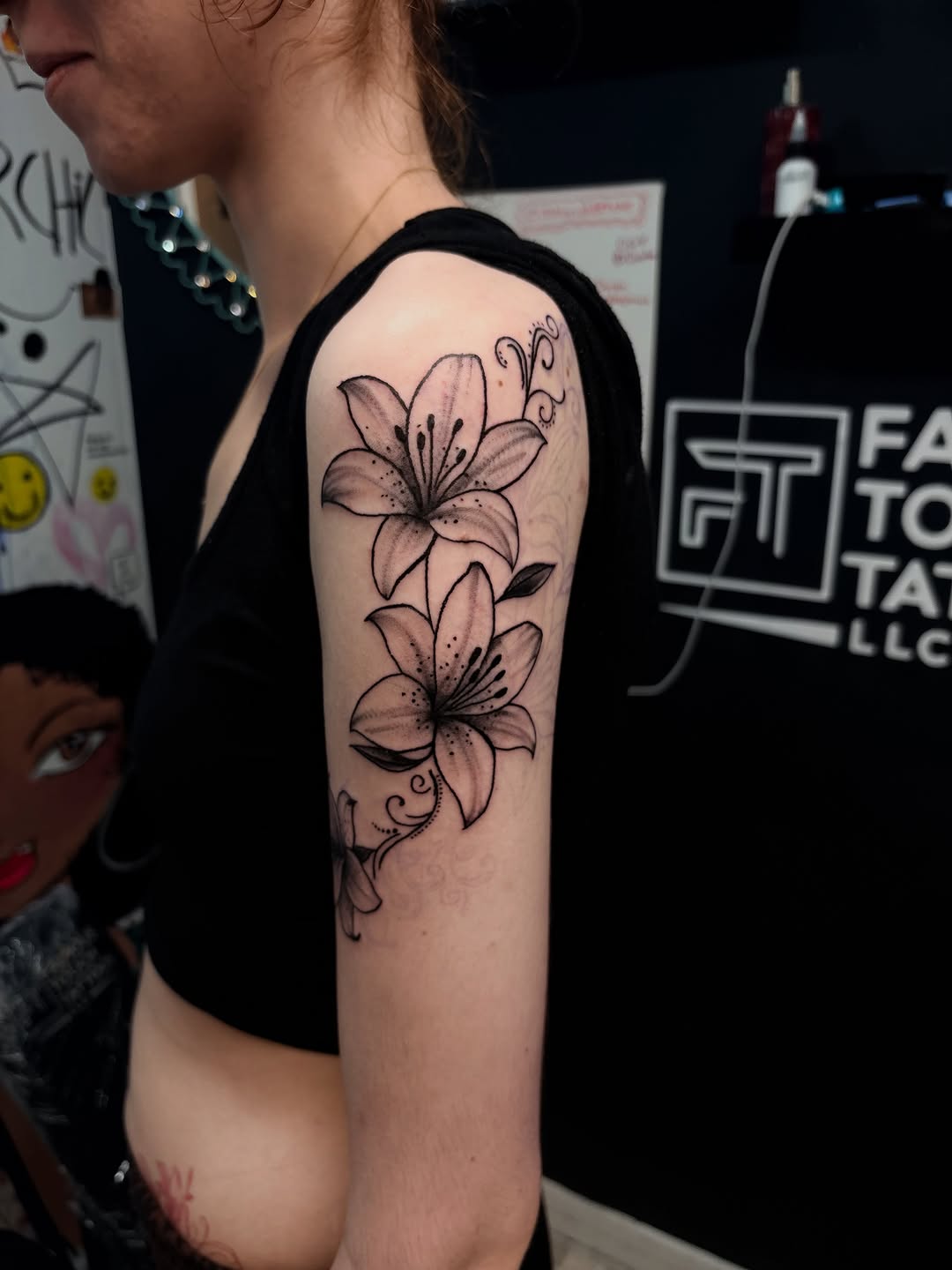 Tattoo by @karmaz.tattoos โ black_and_grey