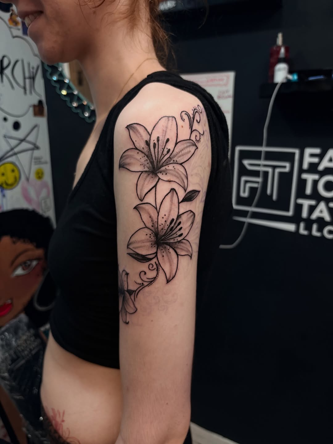 Tattoo by @karmaz.tattoos โ black_and_grey