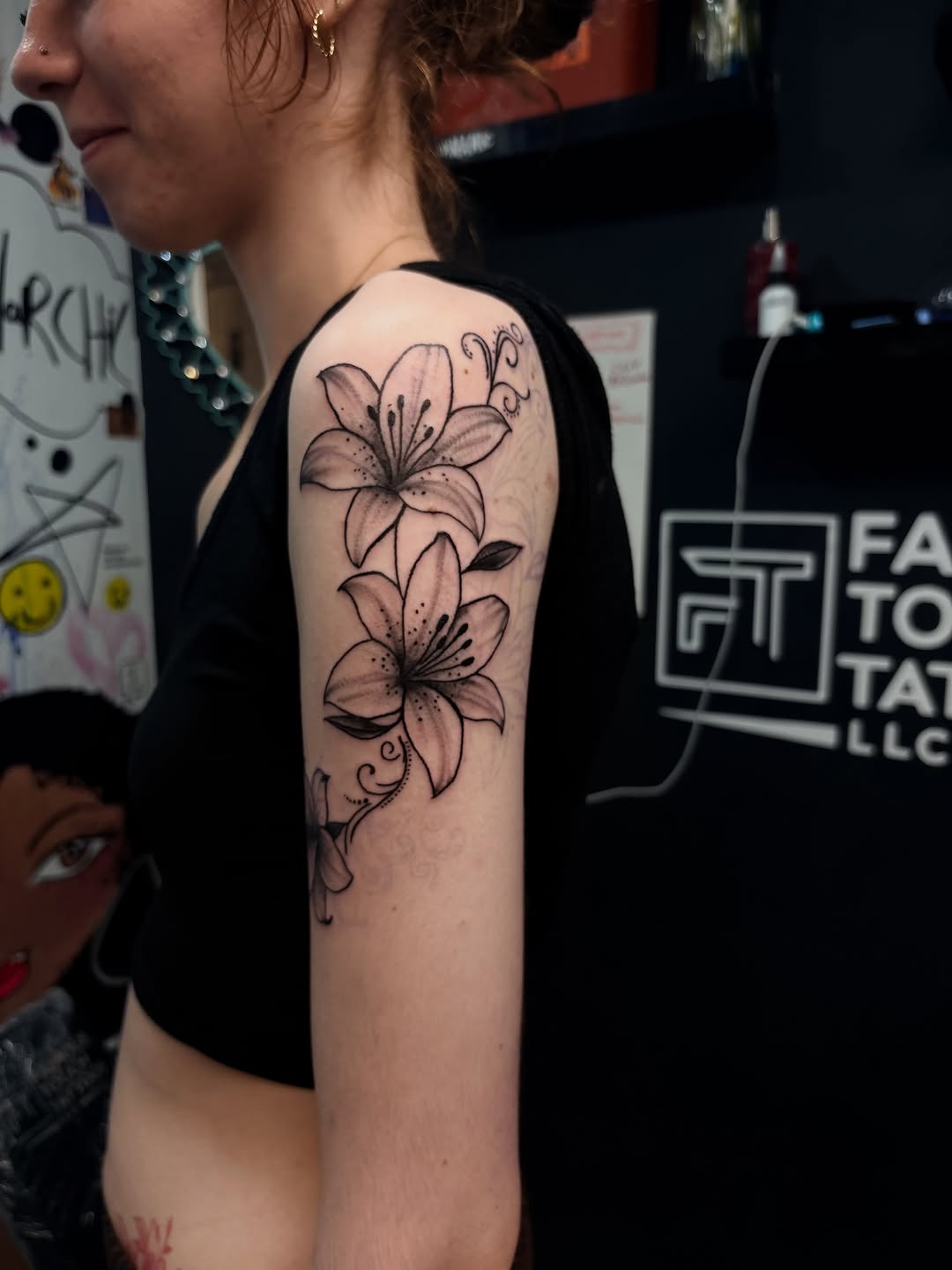Tattoo by @karmaz.tattoos โ black_and_grey