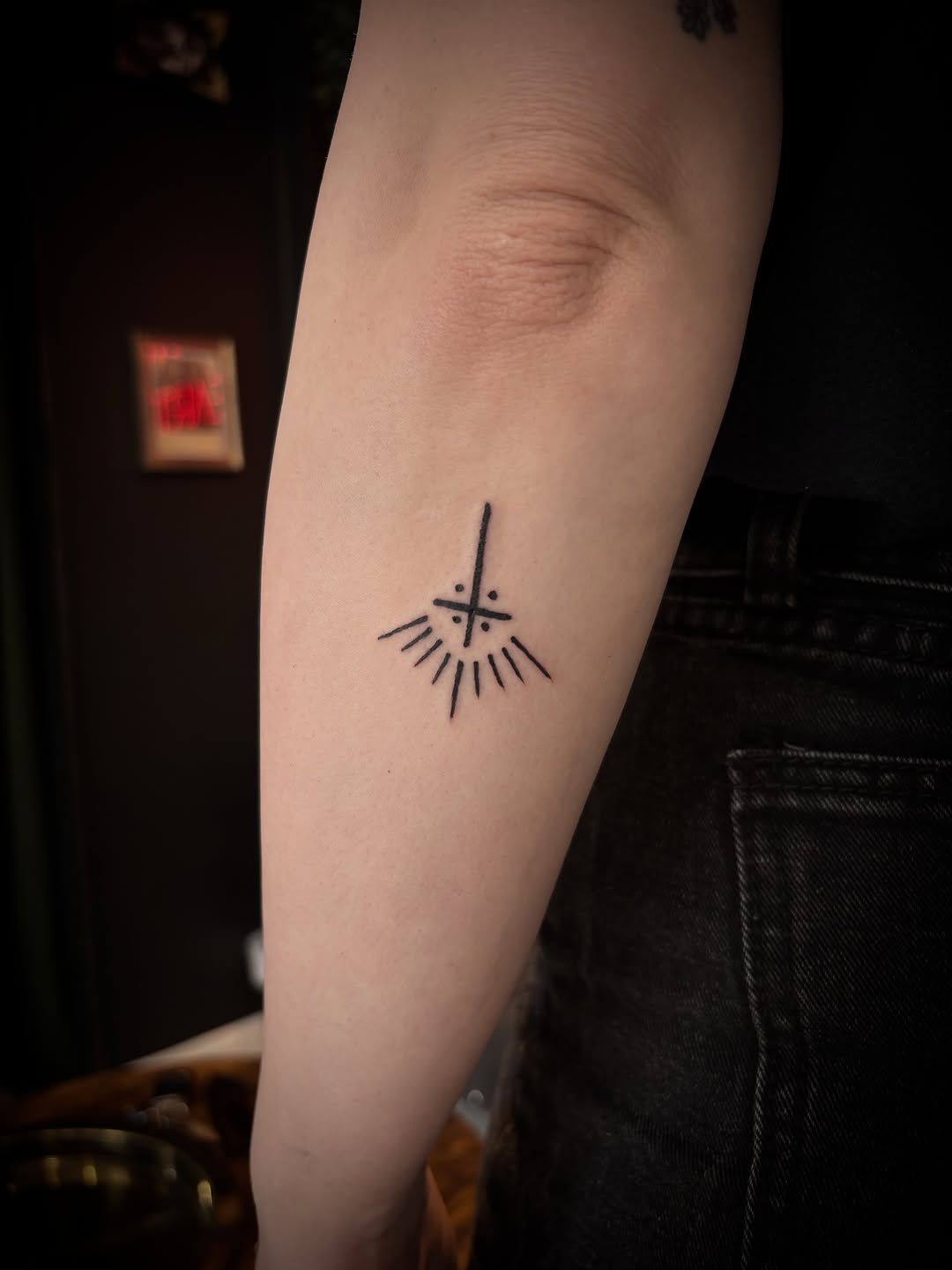 Tattoo by @chrisdafacetattoo — fine_line, geometric