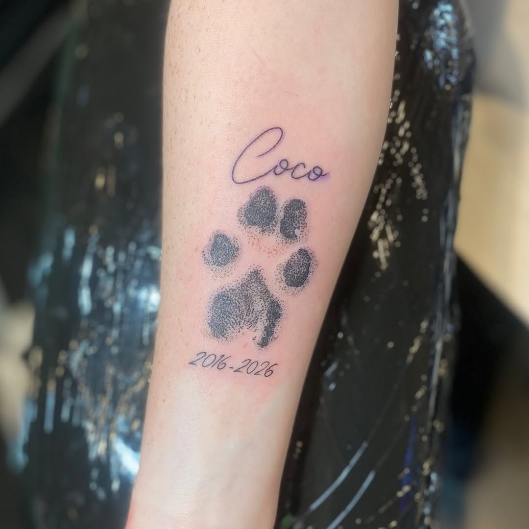 Tattoo by @carafrankenstein — fine_line, lettering_script