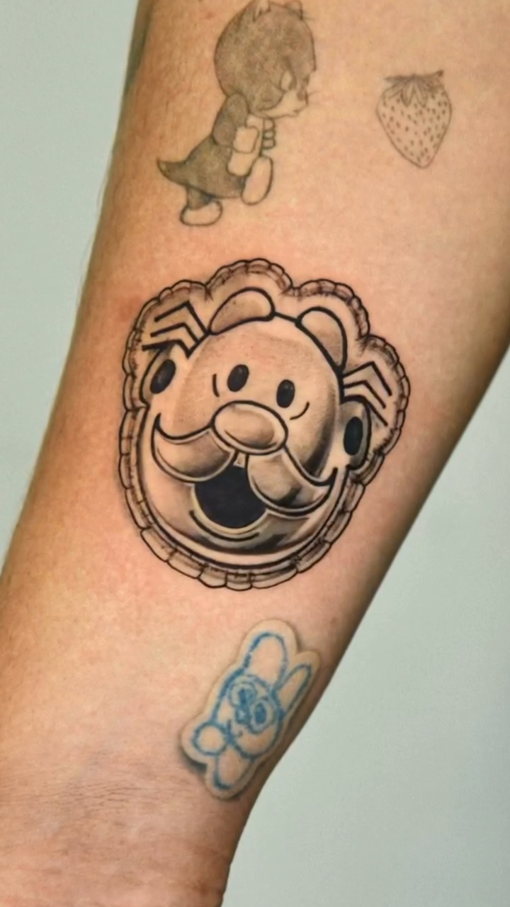 Tattoo by @not_milk — black_and_grey