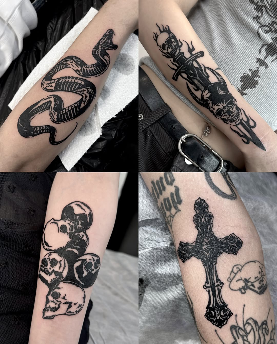 Tattoo by @roniblack_tt — blackwork