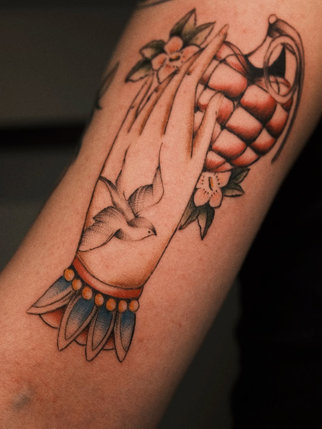 Tattoo by @ren.inks — american_traditional, neo_traditional