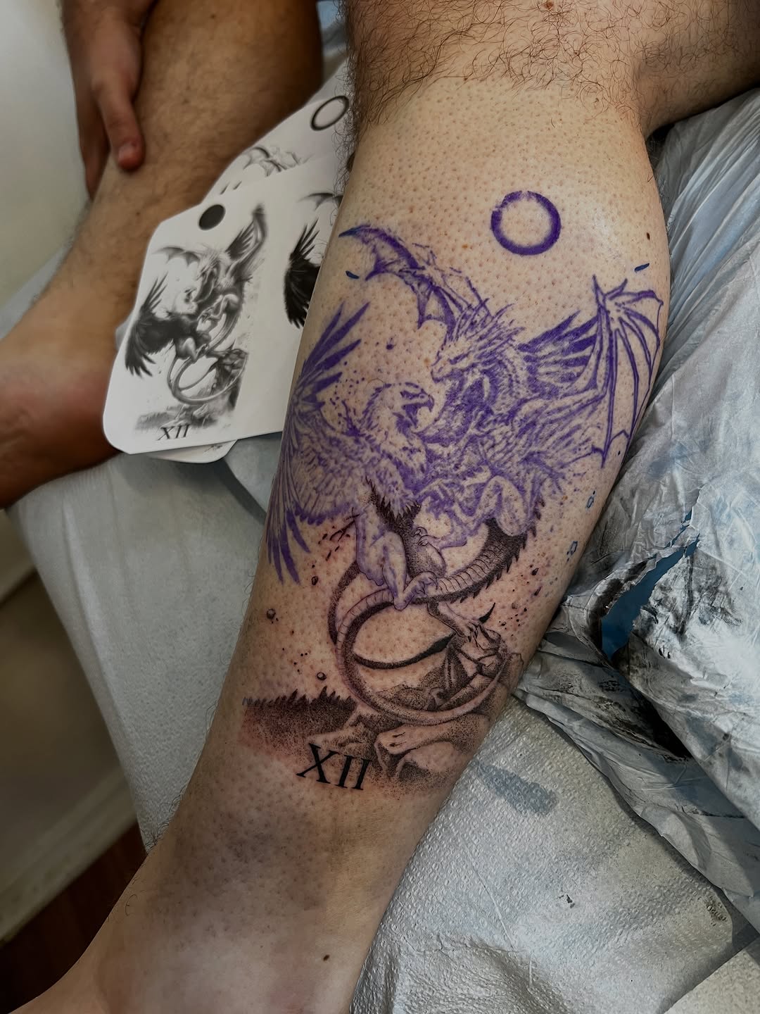 Tattoo by @joshinfantetattoos — black_and_grey