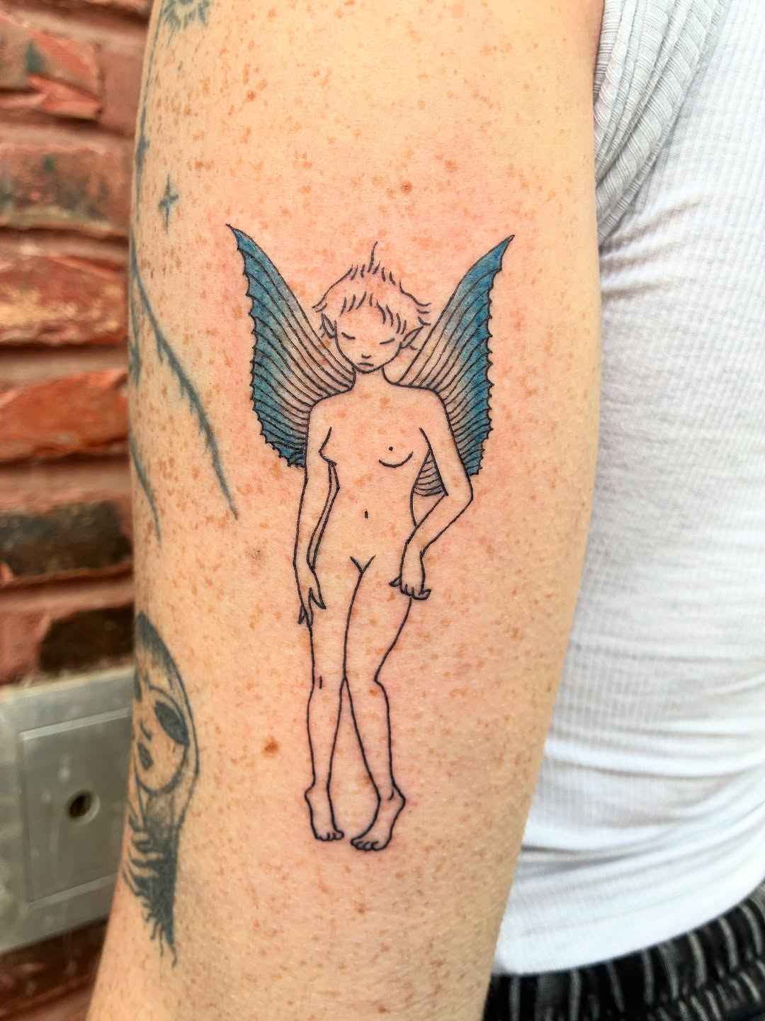 Tattoo by @pajama_frog — fine_line