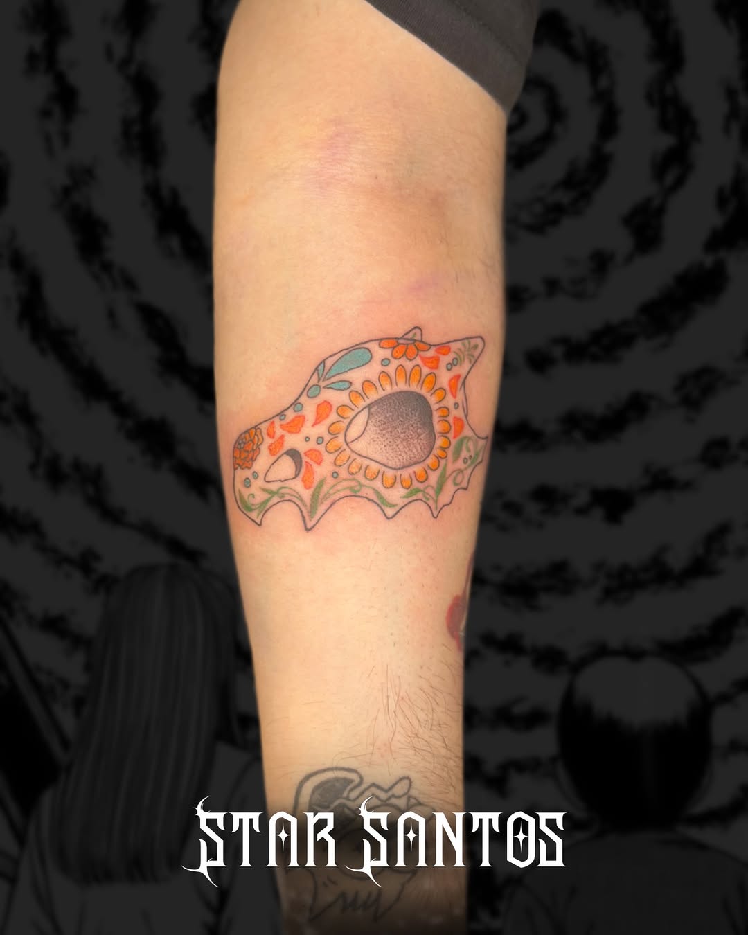 Tattoo by @starsantos.tattoo β chicano, black_and_grey