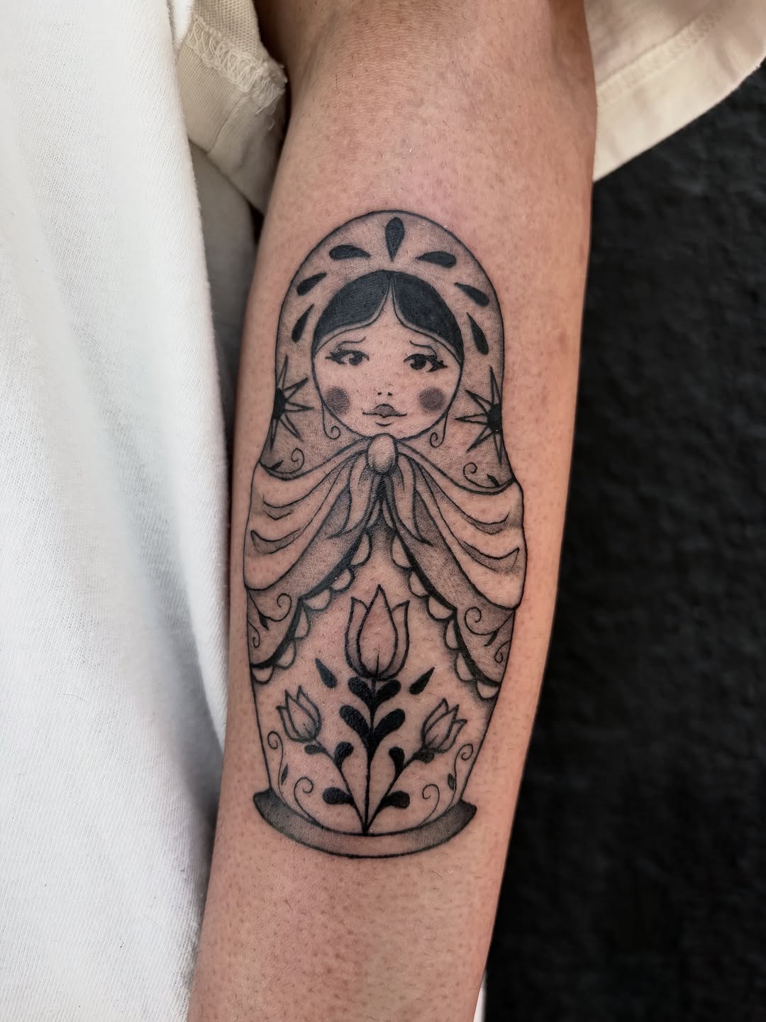 Tattoo by @emi.s.ink — black_and_grey, chicano