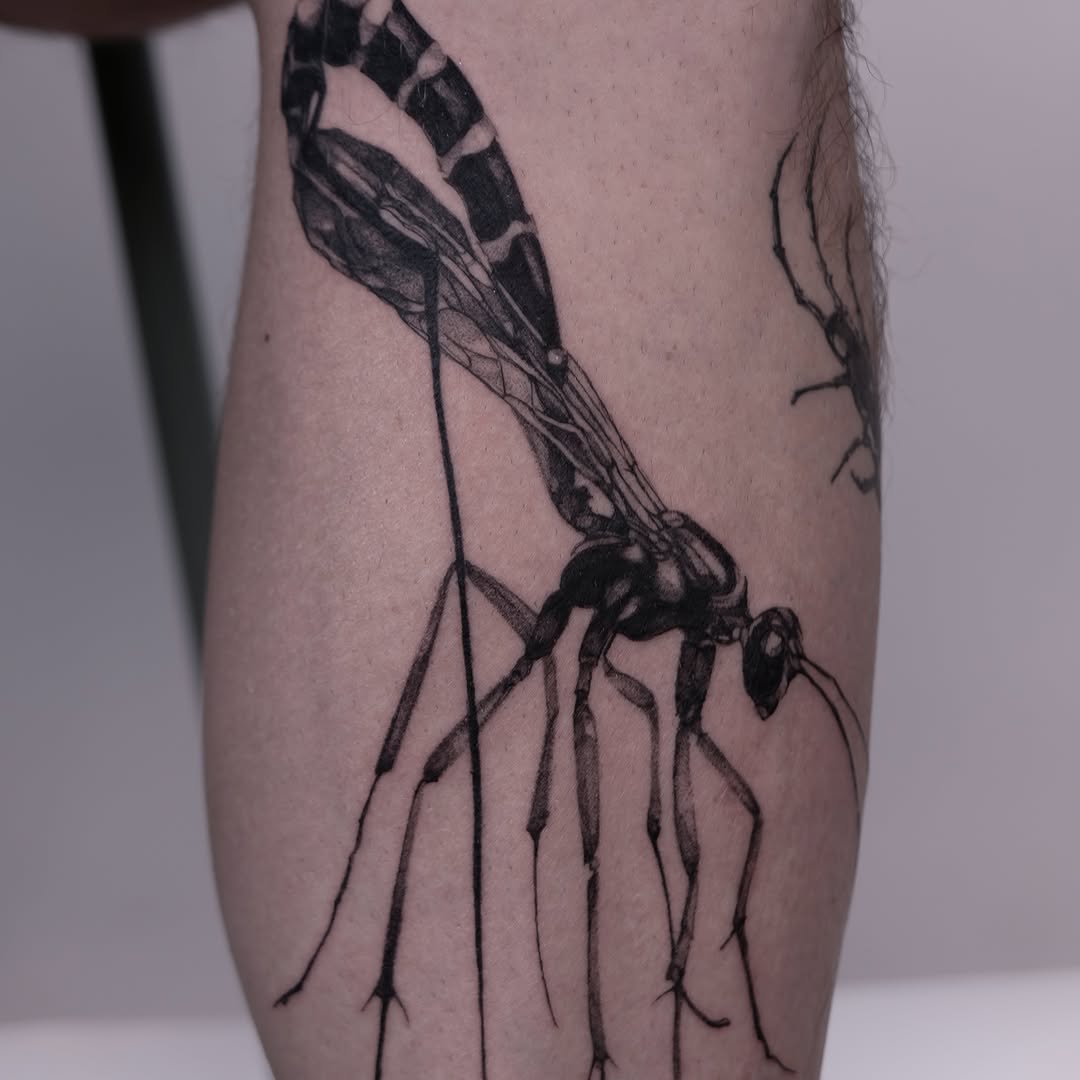 Tattoo by @themanedias — black_and_grey