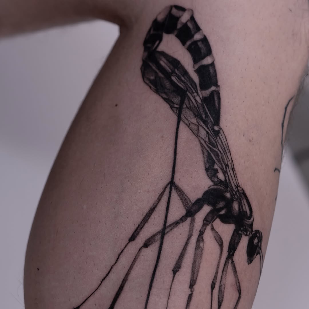 Tattoo by @themanedias — black_and_grey