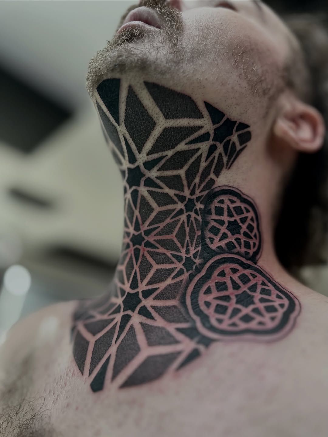 Tattoo by @justinryanxom — geometric, dotwork