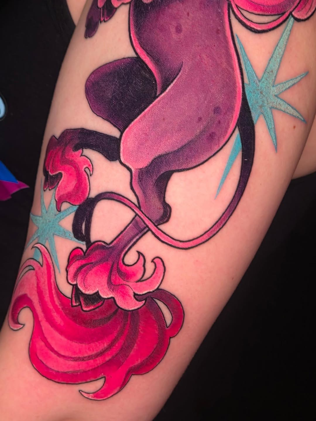 Tattoo by @skyla.bel — new_school, anime