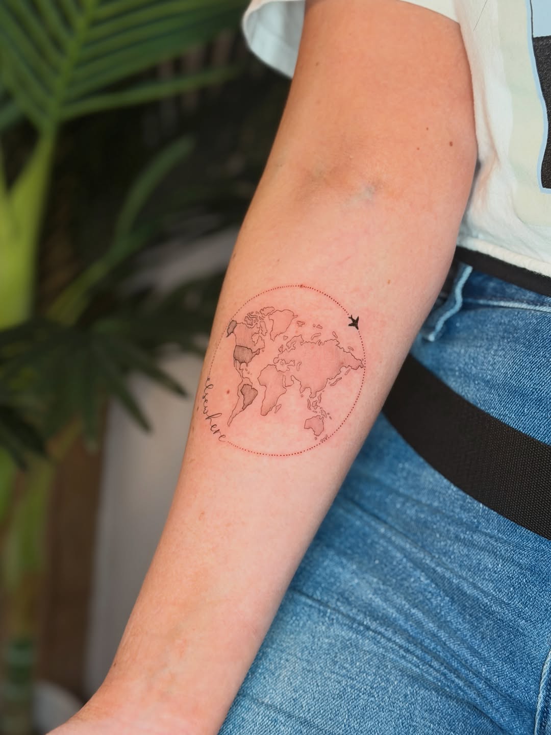 Tattoo by @jovanjanelle.tattoo โ fine_line, lettering_script