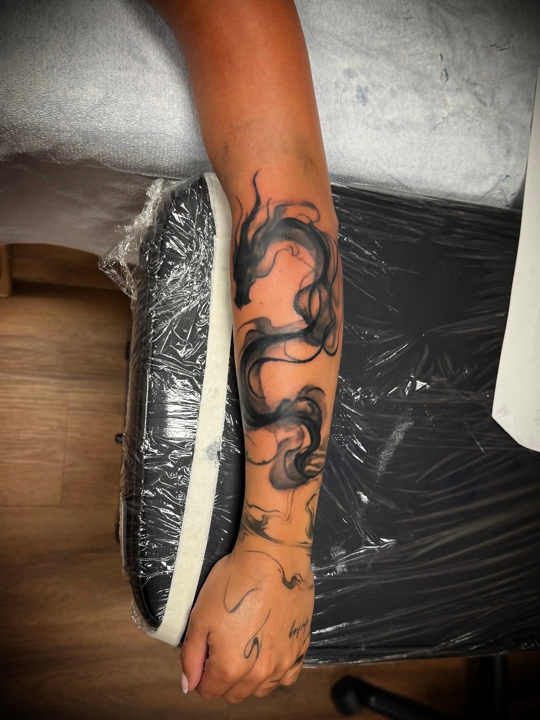 Tattoo by @archangel_artistry — blackwork