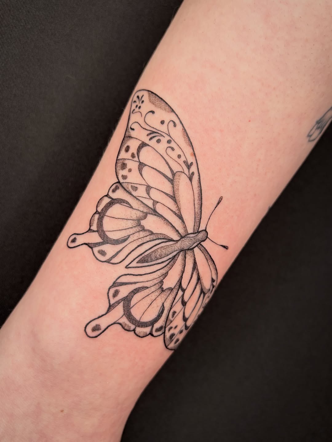 Tattoo by @poppyoliviatattoo — dotwork, fine_line