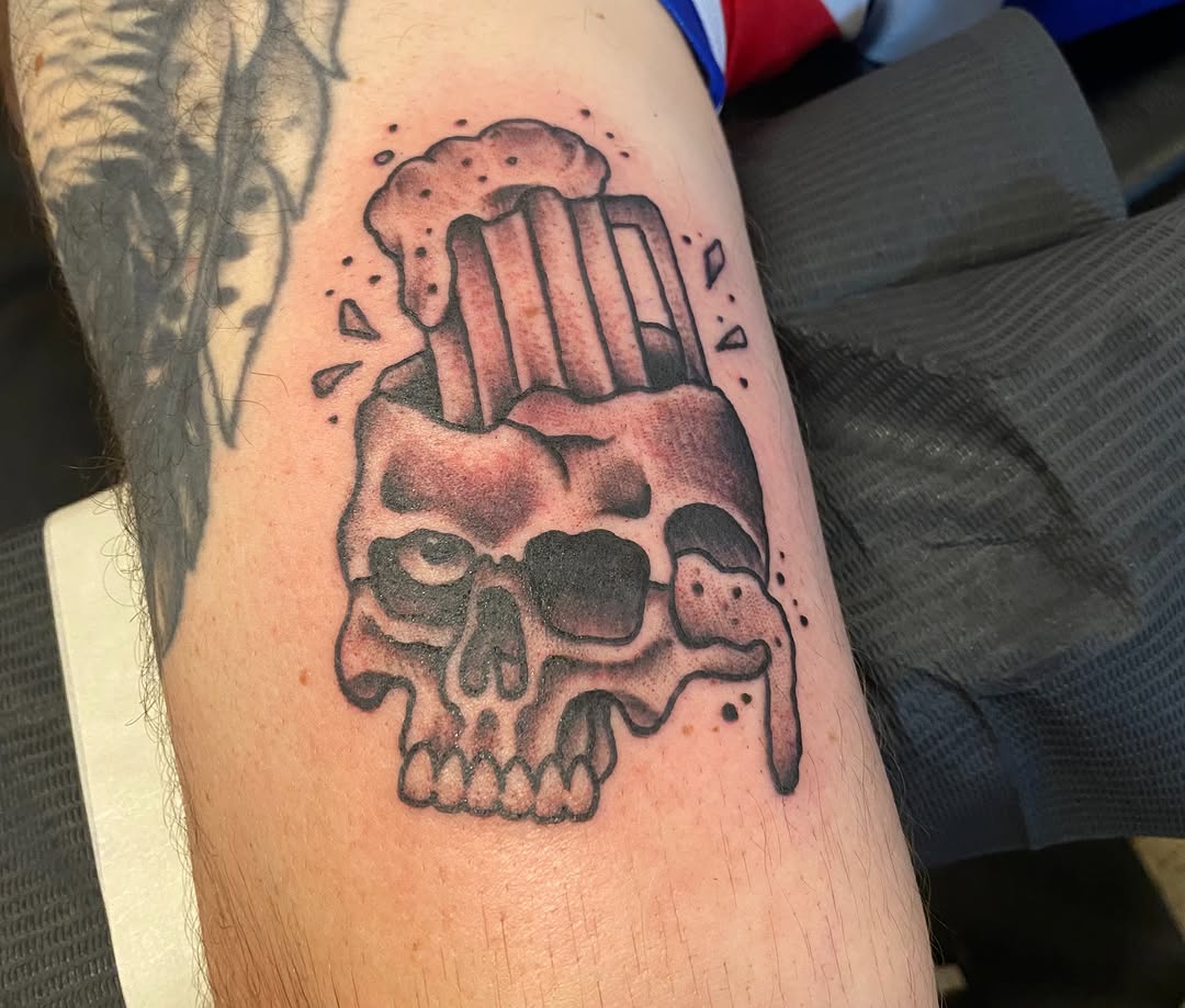 Tattoo by @deathoner727 — american_traditional, illustrative