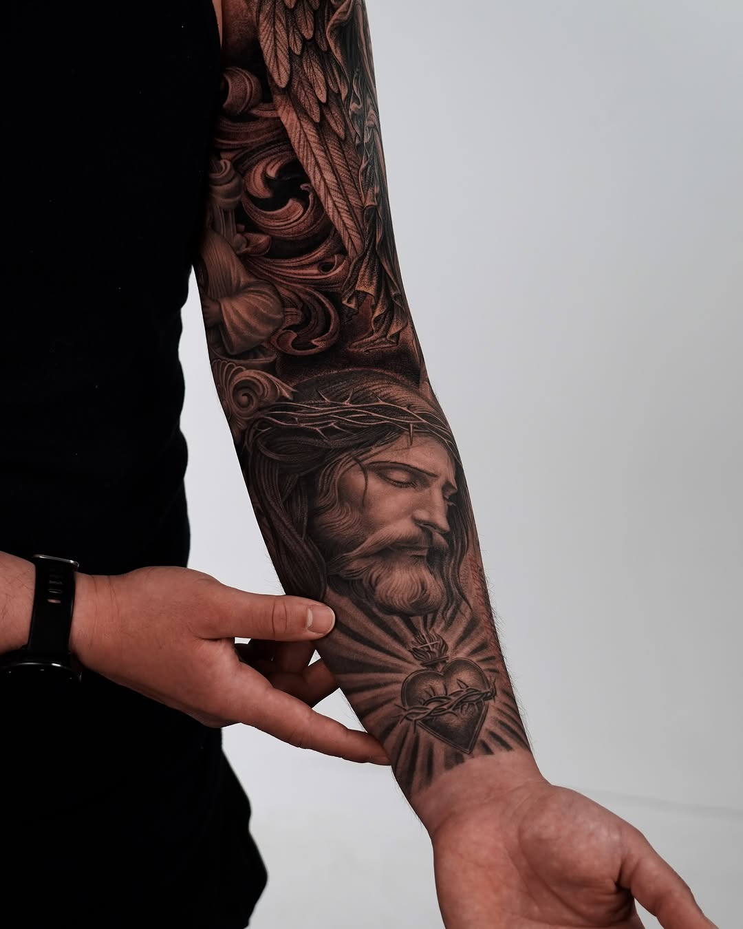 Tattoo by @henry_tatts — realism, black_and_grey