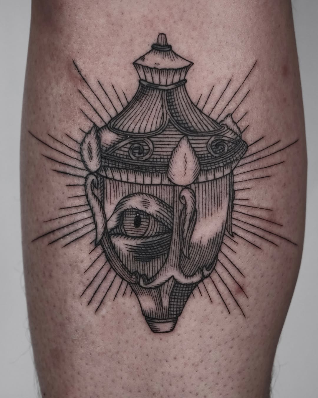 Tattoo by @nocool_kim — illustrative, black_and_grey