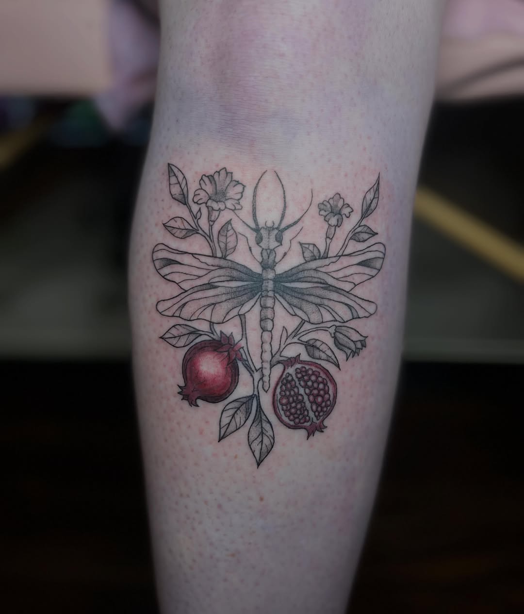 Tattoo by @gothygaltats — black_and_grey