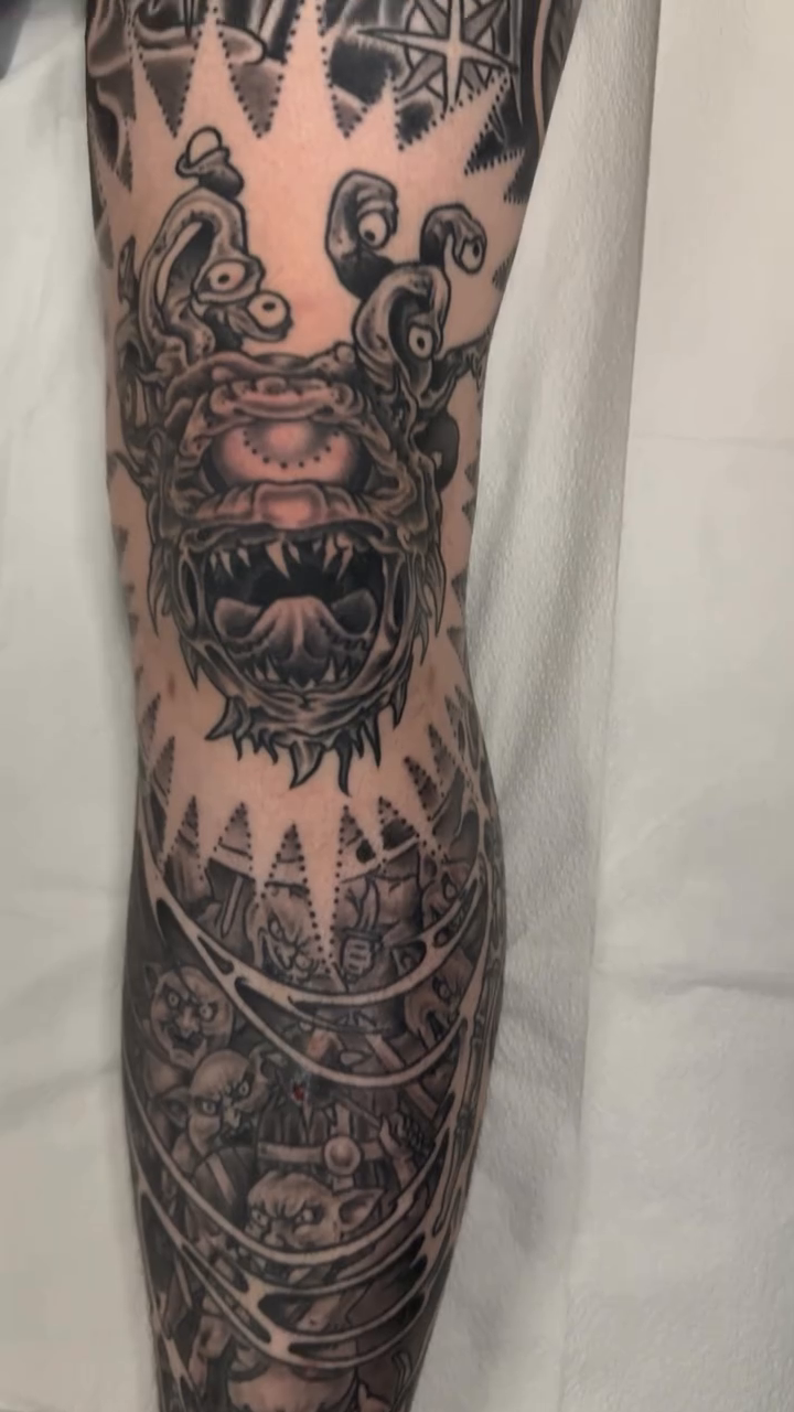 Tattoo by @andrewmammoth — dark_realism, black_and_grey