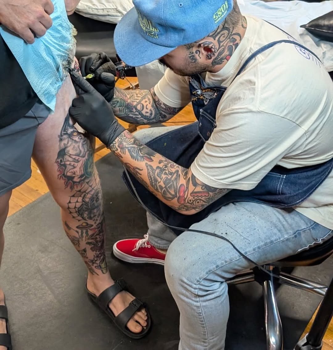 Tattoo by @jaredallentattoos — illustrative, japanese_irezumi