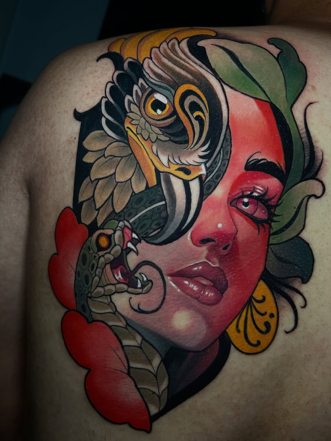 Tattoo by @teamrockettattoo — neo_traditional, realism
