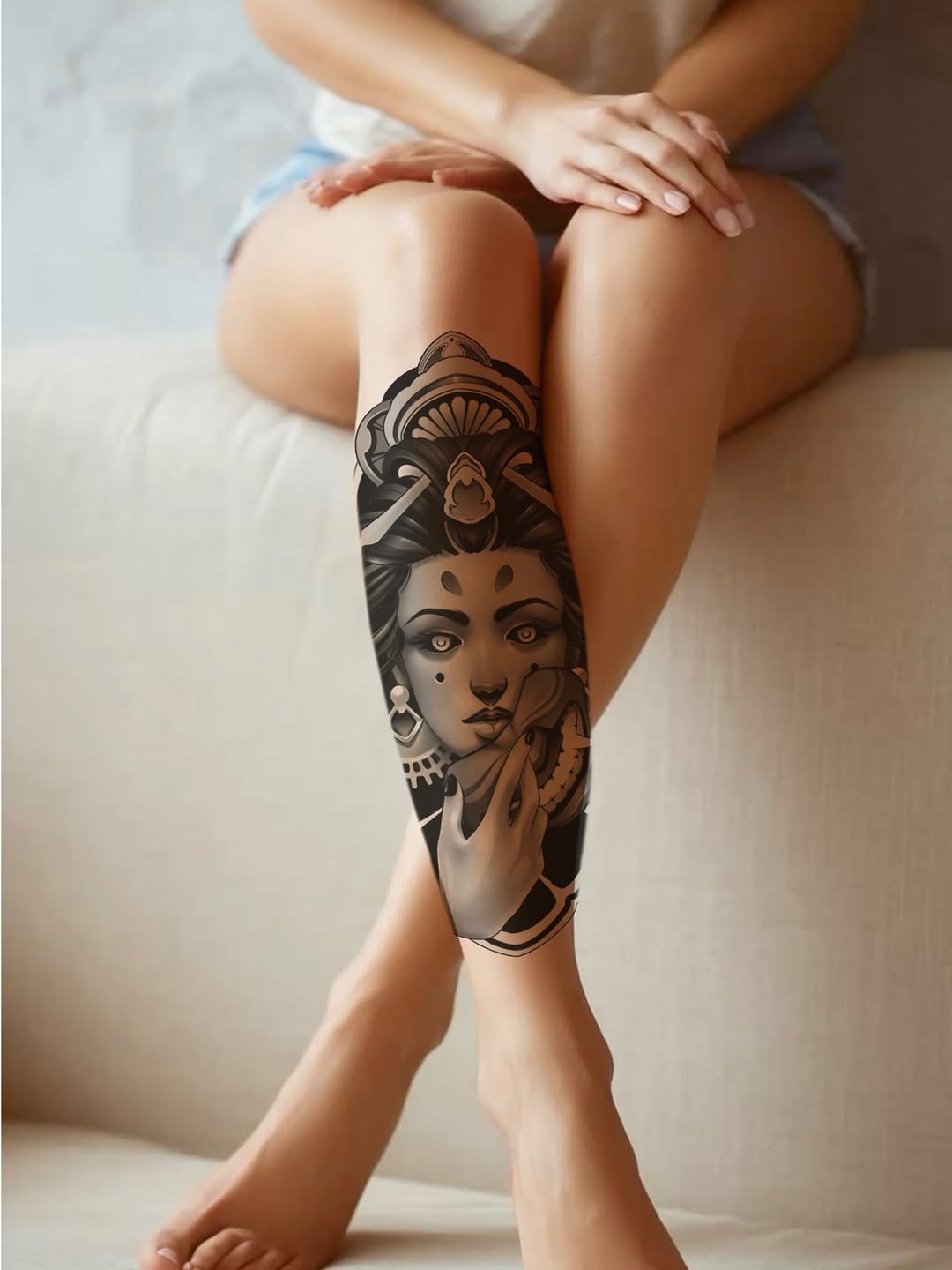 Tattoo by @amoretattooer — realism, black_and_grey
