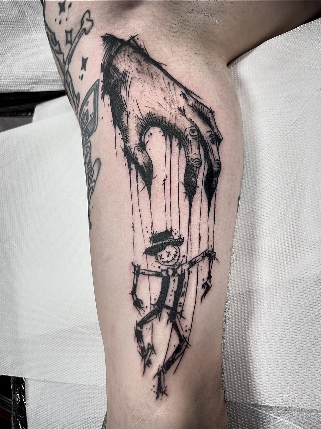 Tattoo by @coma_stein — illustrative, sketch