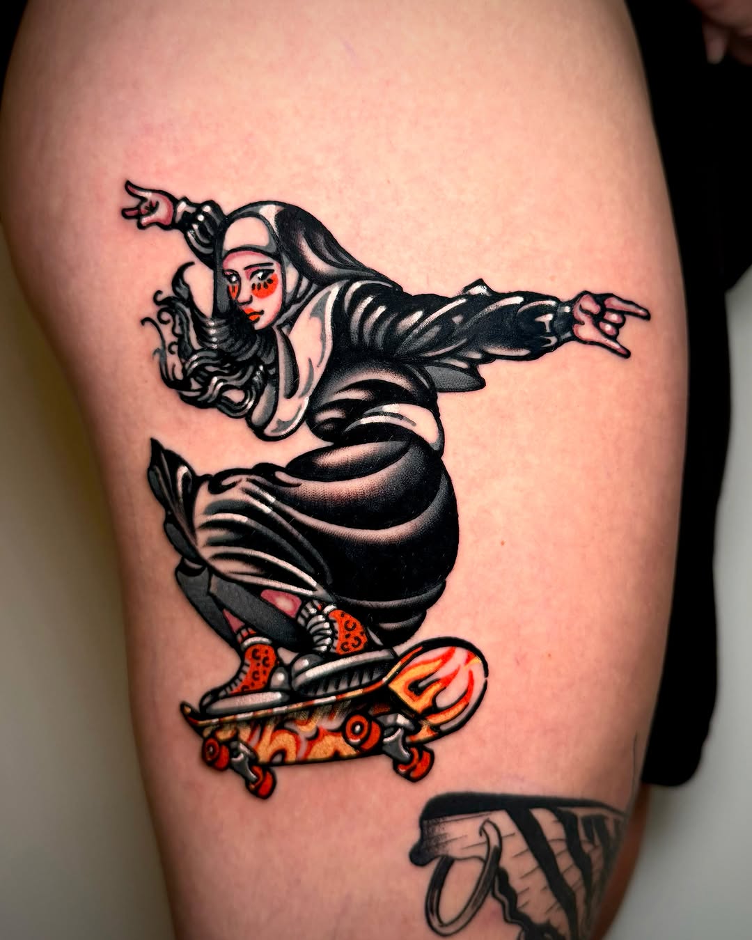 Tattoo by @ynot.tat — american_traditional, illustrative
