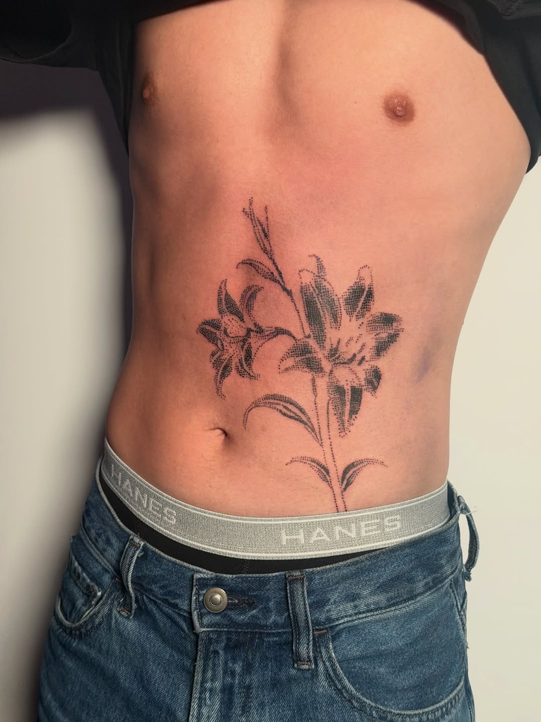 Tattoo by @pokedbylaskie — dotwork, black_and_grey