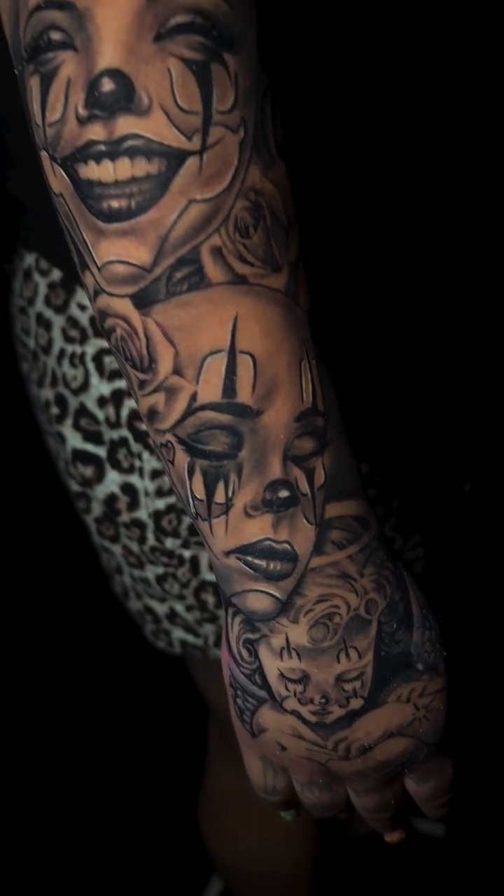 Tattoo by @benzo_ink — realism, black_and_grey