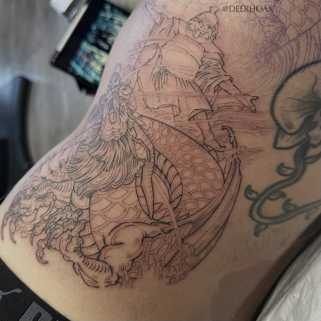Tattoo by @deerhoax — japanese_irezumi